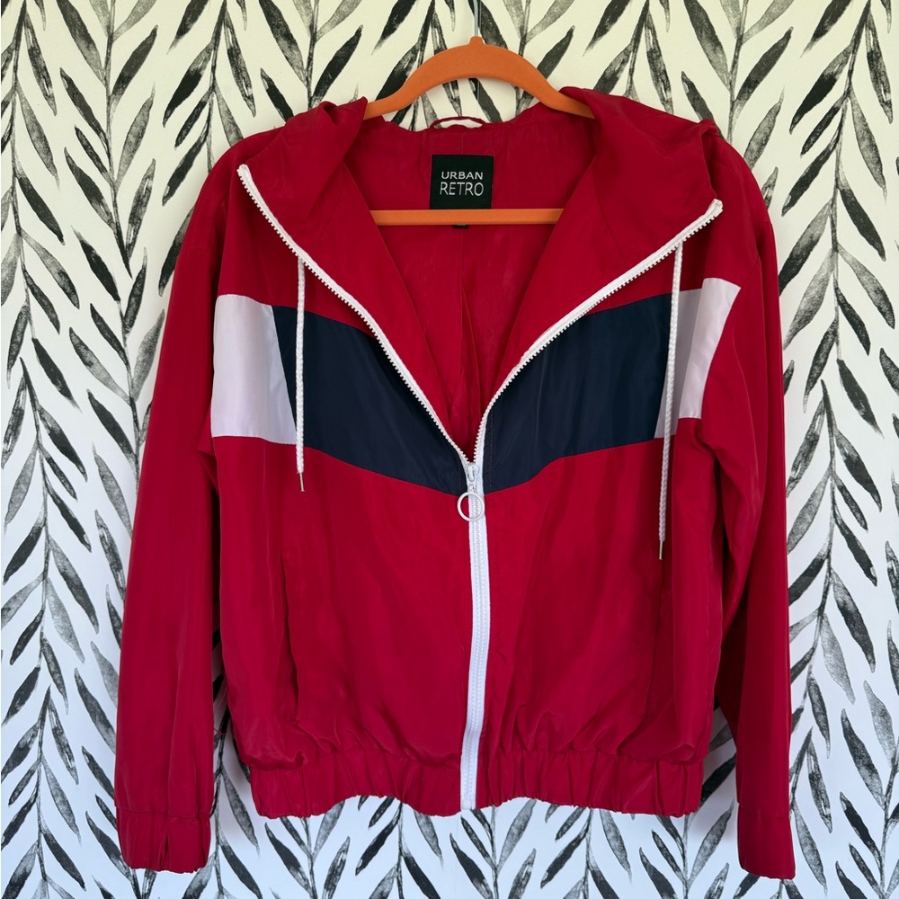 Red and Blue Women's Jacket